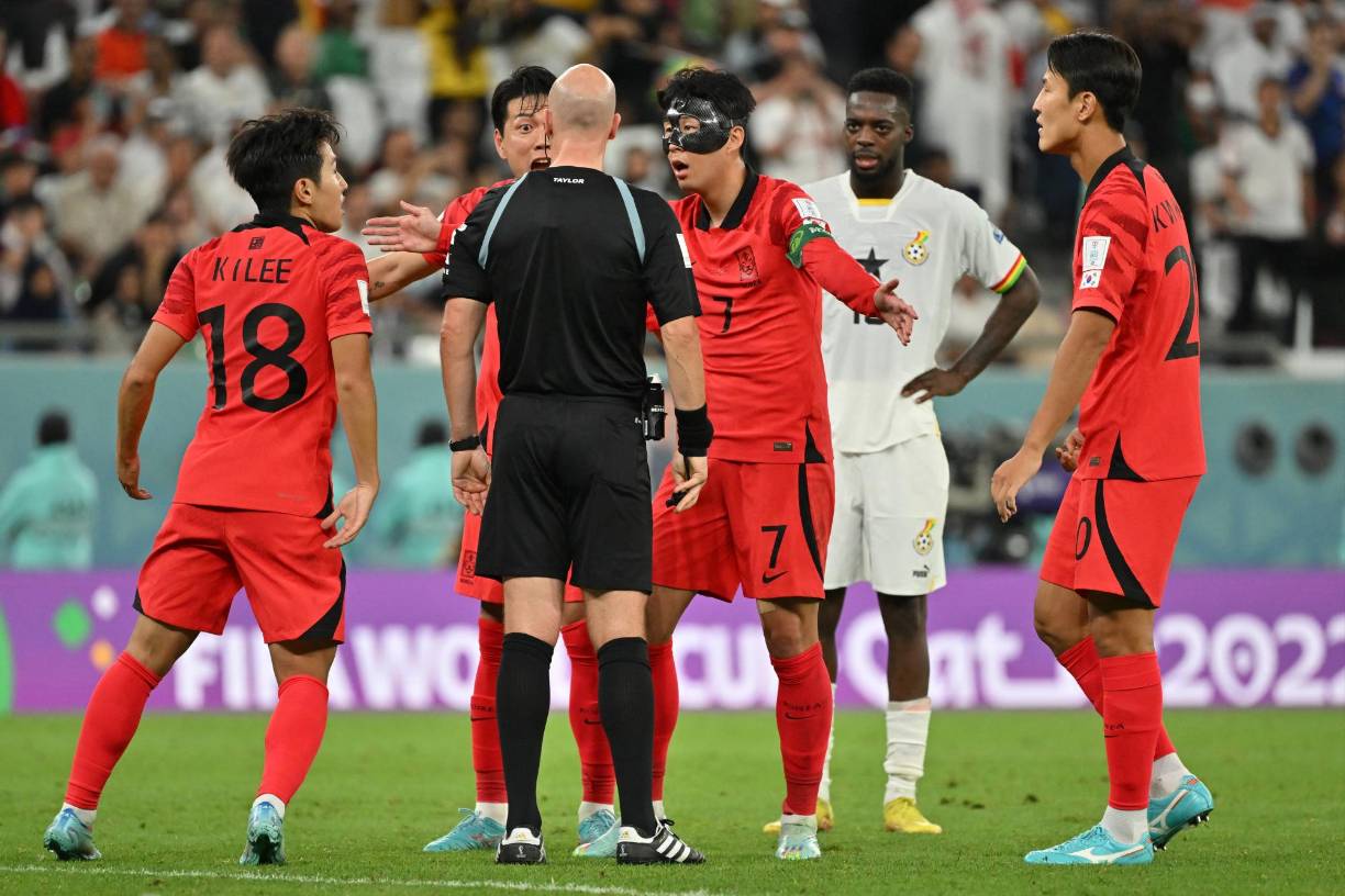 Corea del Sur cayó derrotada ante Ghana por 3-2 en la segunda fecha del Grupo H en el Mundial de Qatar 2022.