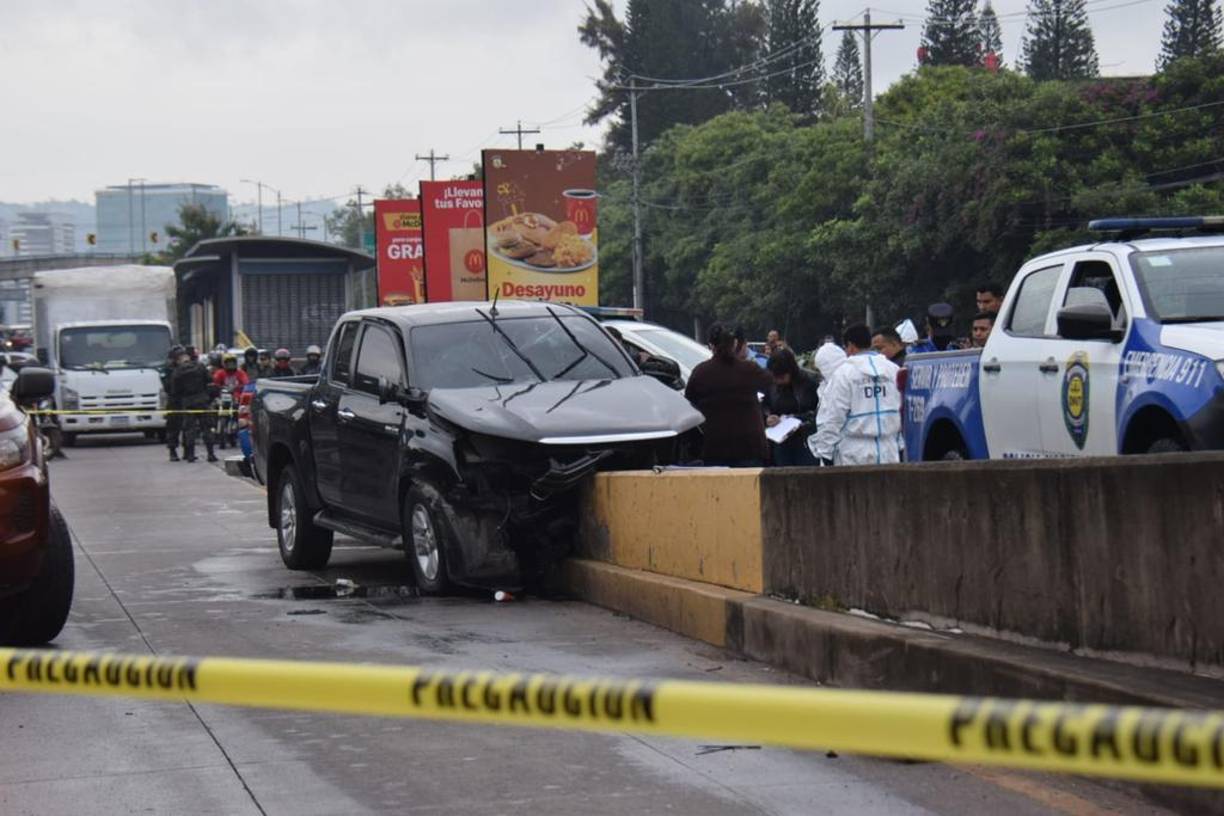 La mañana de este jueves el carro de Morazán se estrelló en el bulevar Centroamérica, a inmediaciones del Instituto Nacional de Formación Profesional (Infop).
