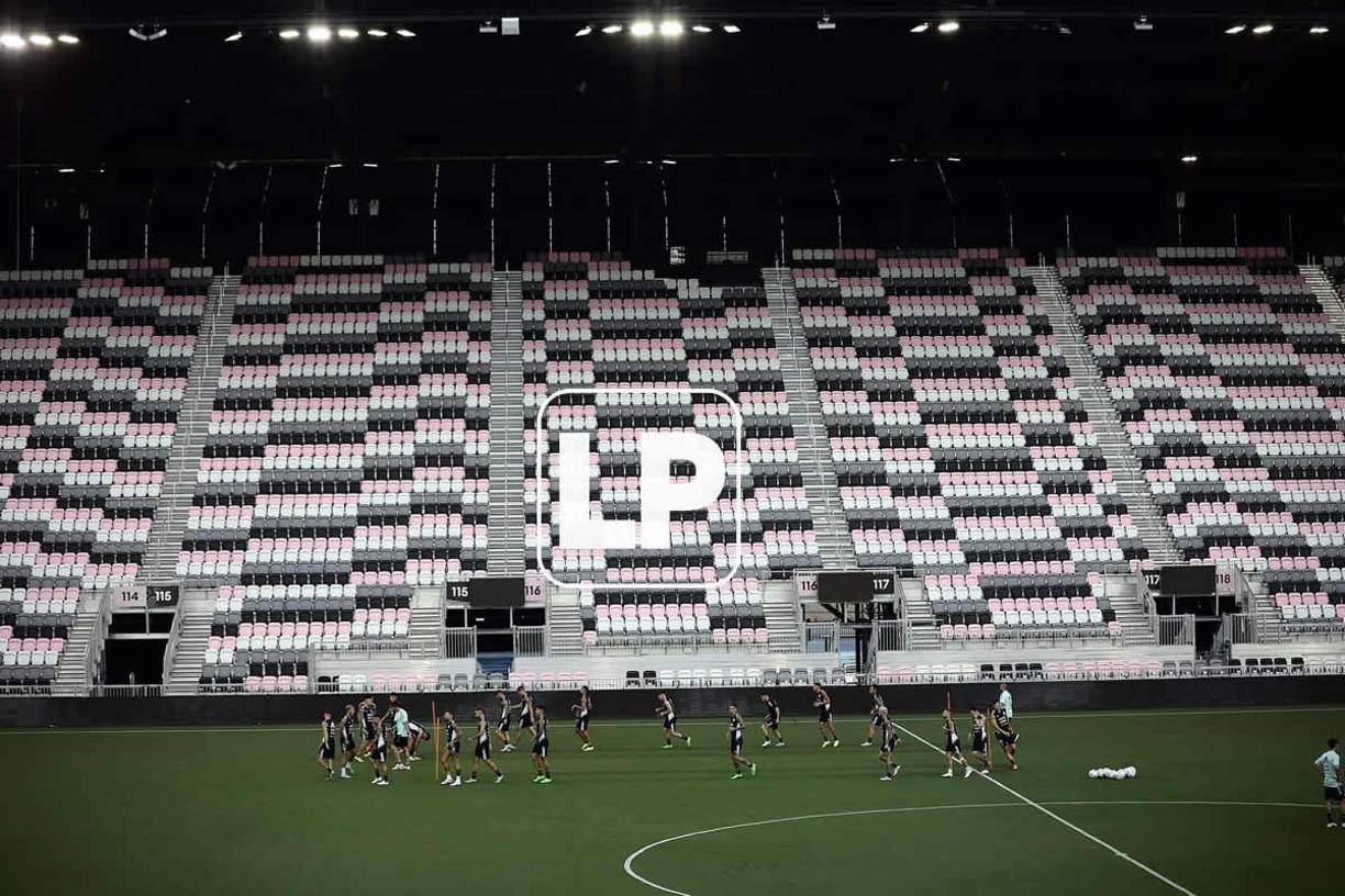 La selección argentina se entrenó en la cancha del DRV PNK Stadium, casa del Inter Miami de la MLS.