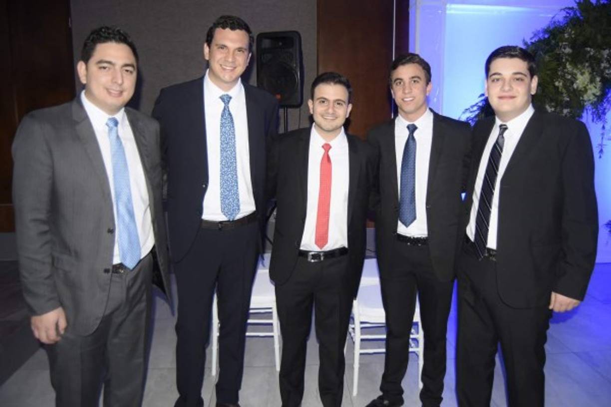 Fernando Kafati, Jorge Handal, José Andrés Zummar, Michael Dieck y Steven Frech.