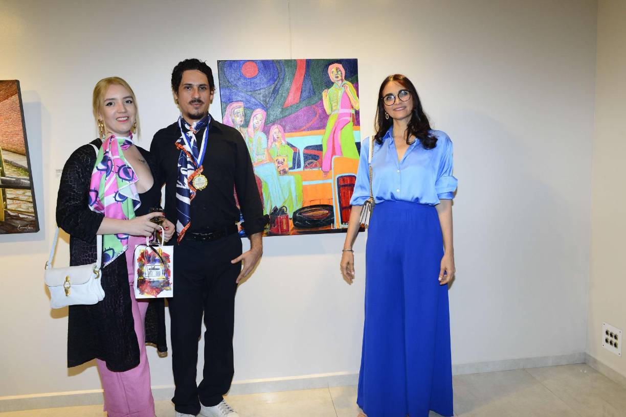 Maylin Ham, Carlos Lamothe y Lucy Mitchael