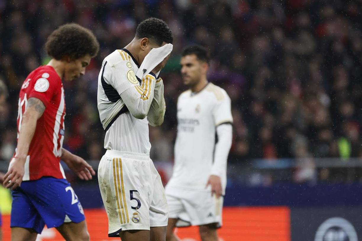 El lamento de Jude Bellingham tras la eliminación del Real Madrid en la Copa del Rey.
