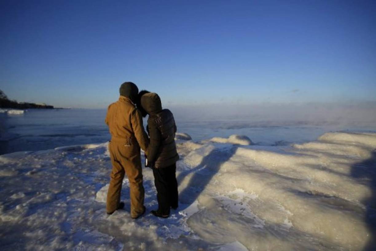 Las autoridades advirtieron que los vientos helado de -31 grados centígrados puede congelar la piel en pocos minutos.