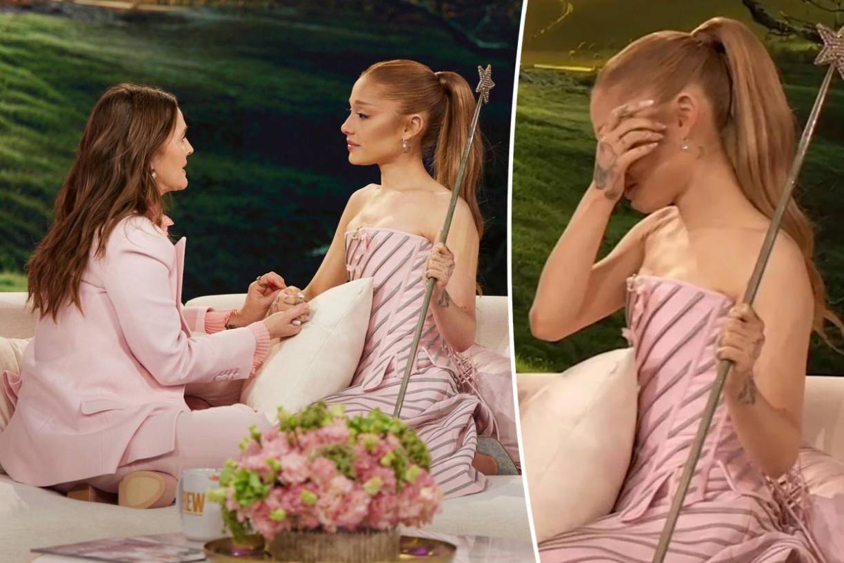 Drew confesó esto mientras conversaba con la actriz Cynthia Erivo sobre los comentarios que despertaron las muestras de cariño entre ella y Grande, coprotagonista de Erivo en “Wicked”. “¿Ella siempre es tan sensible?”, le preguntó Barrymore a su colega, sobre la estrella del pop, antes de hablar sobre sus propios hábitos.