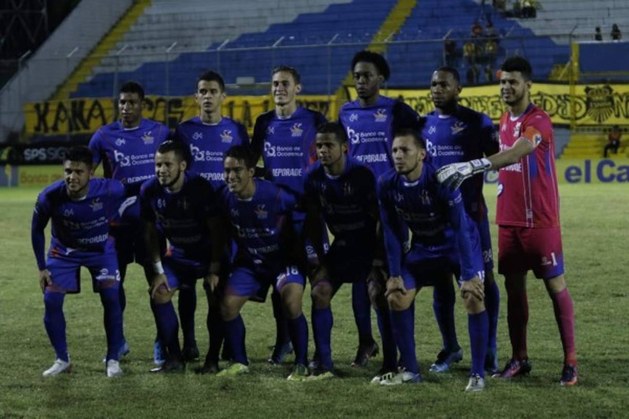 Este fue el 11 titular de la UPN que fue goleado en el estadio Morazán ante Real España.