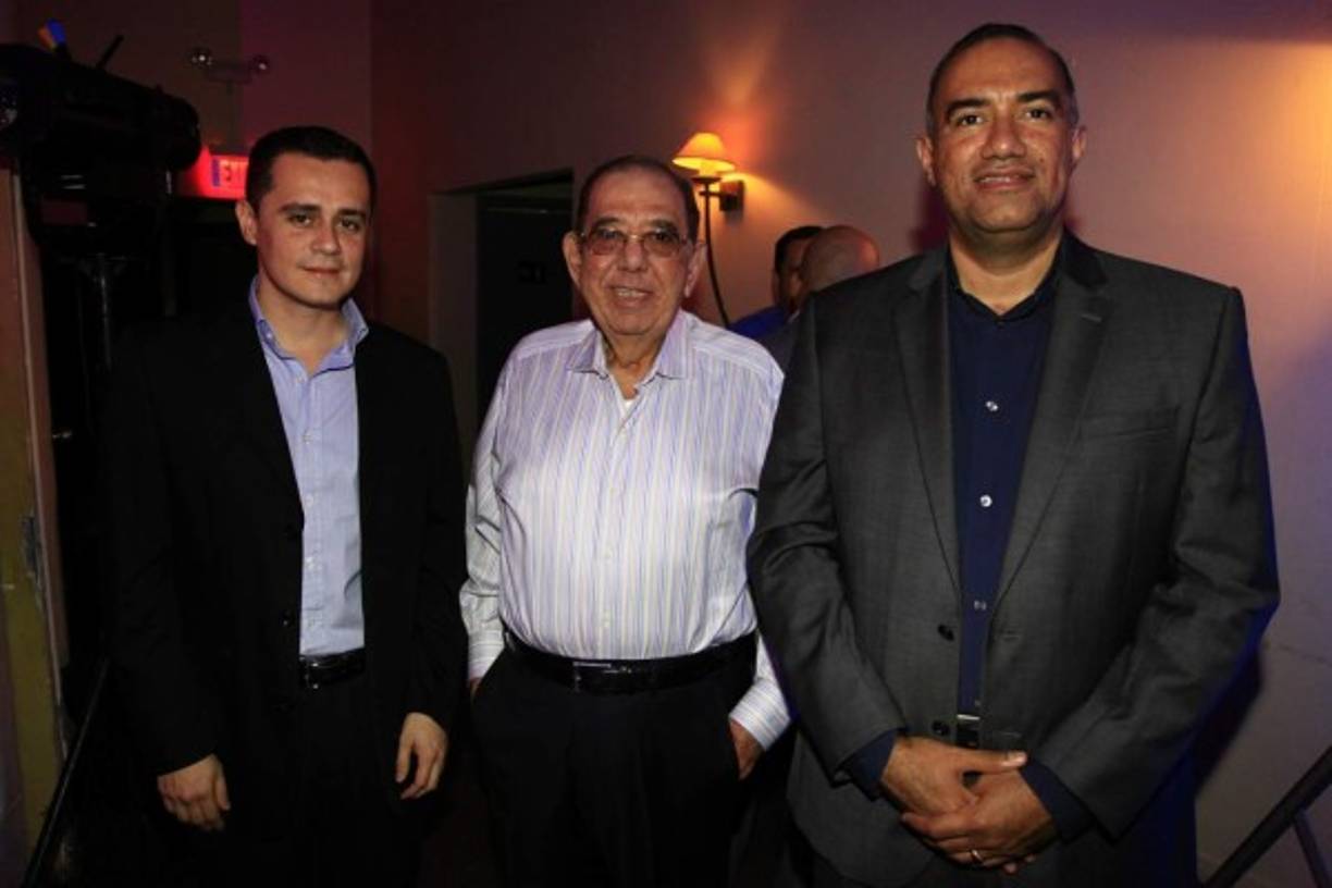 César Enamorado, Jorge Faraj y Douglas Hernández.