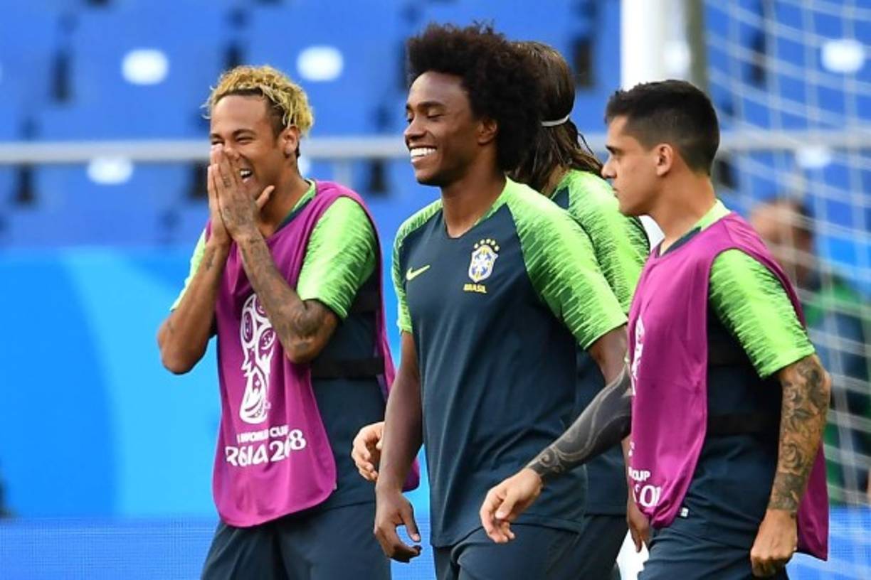 Ney se ha visto de buen ánimo antes ede enfrentar a Suiza este domingo.