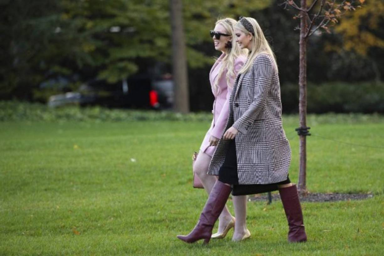 Tiffany también se unió al viaje a Florida, donde las esperaban sus hermanos Trump Jr. y Eric.