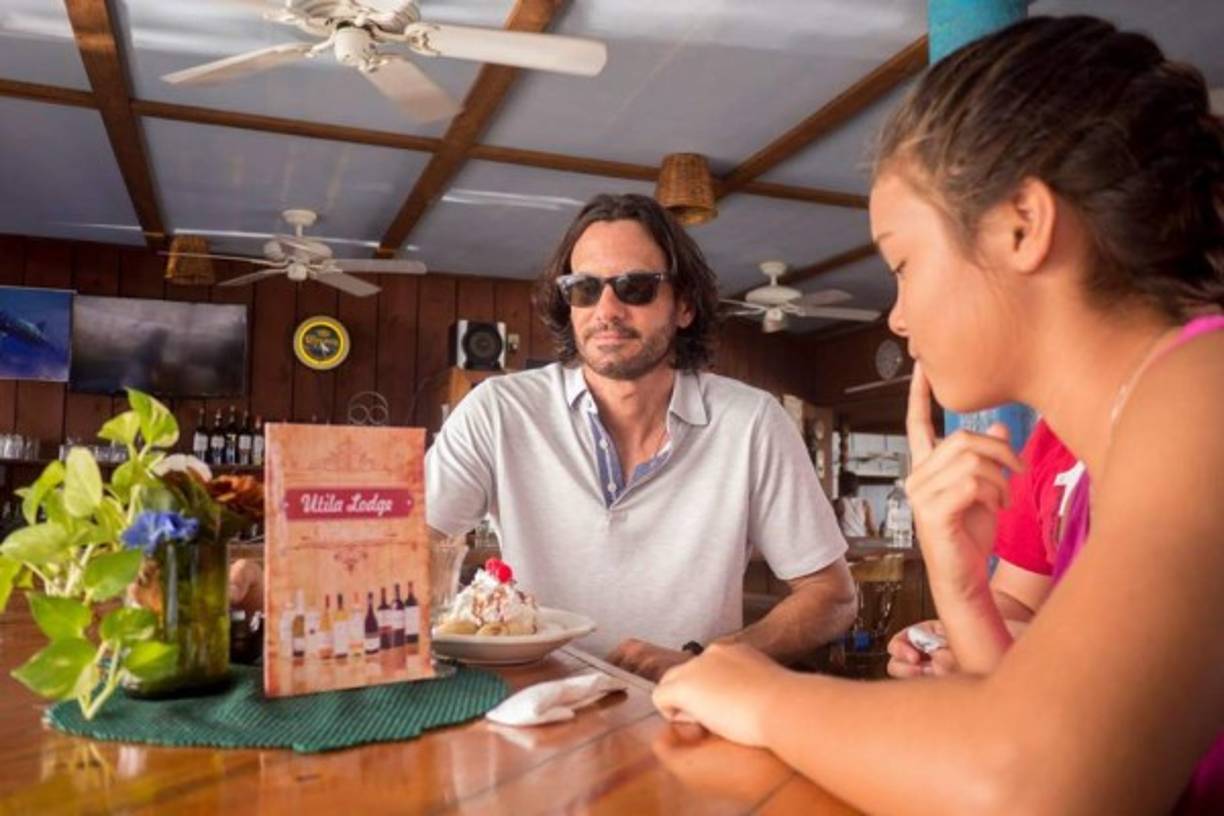 Grabando otra de las escenas de la película donde da vida a 'Mauricio', un hombre que tiene un pasado muy duro y que perdió a su familia. <br/>