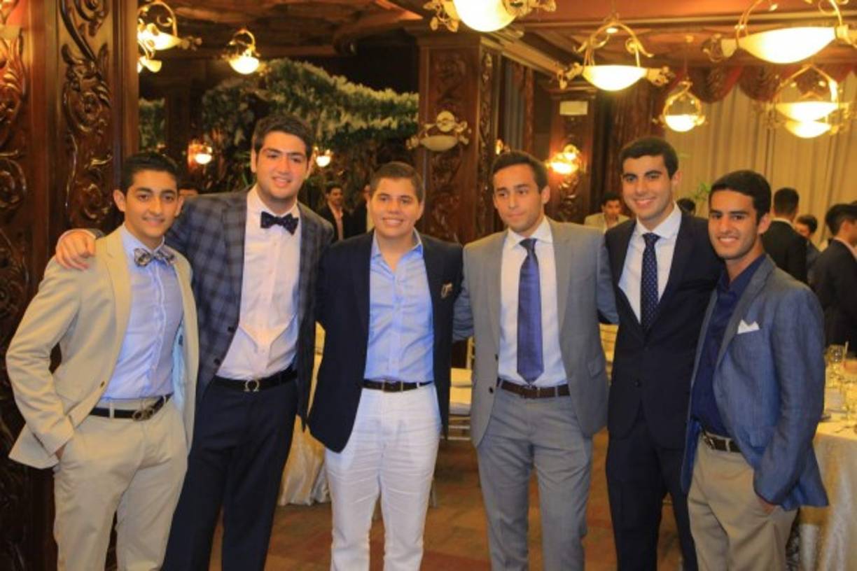 Sergio Villar, Juan Pablo Sabillón, Eduardo Panayotti, Ingmar Gonzales, Diego Panayotti y Faris Andonie.