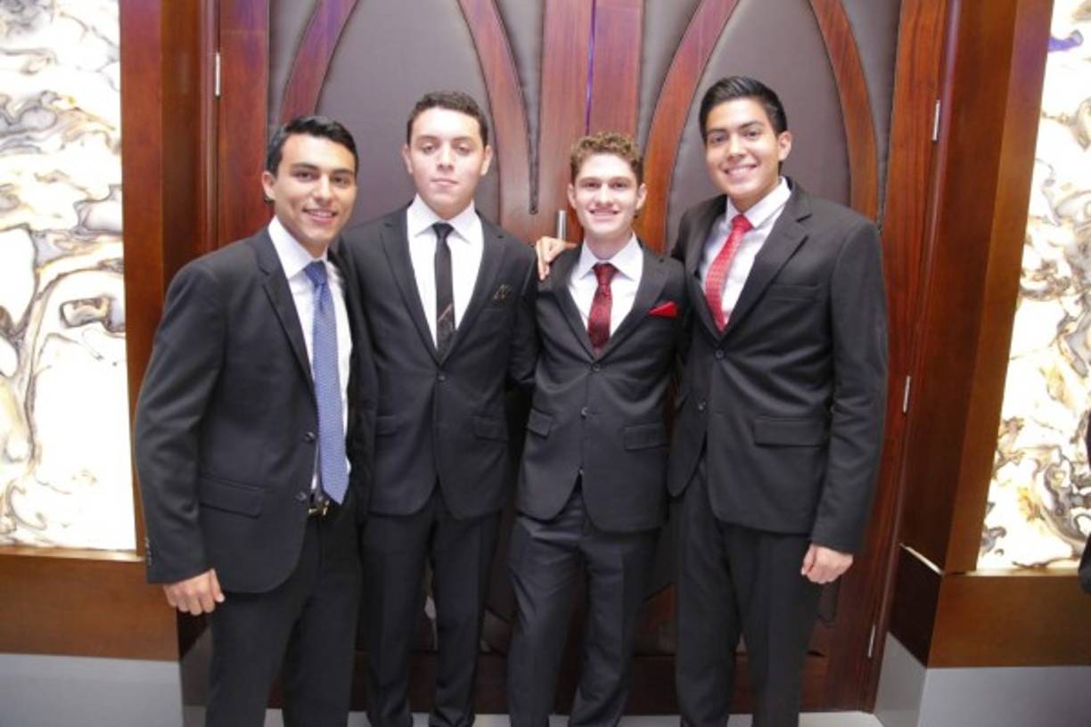 Faris Andonie, Luis Dejardines, Stefano Cheldi y Ricardo Flores.