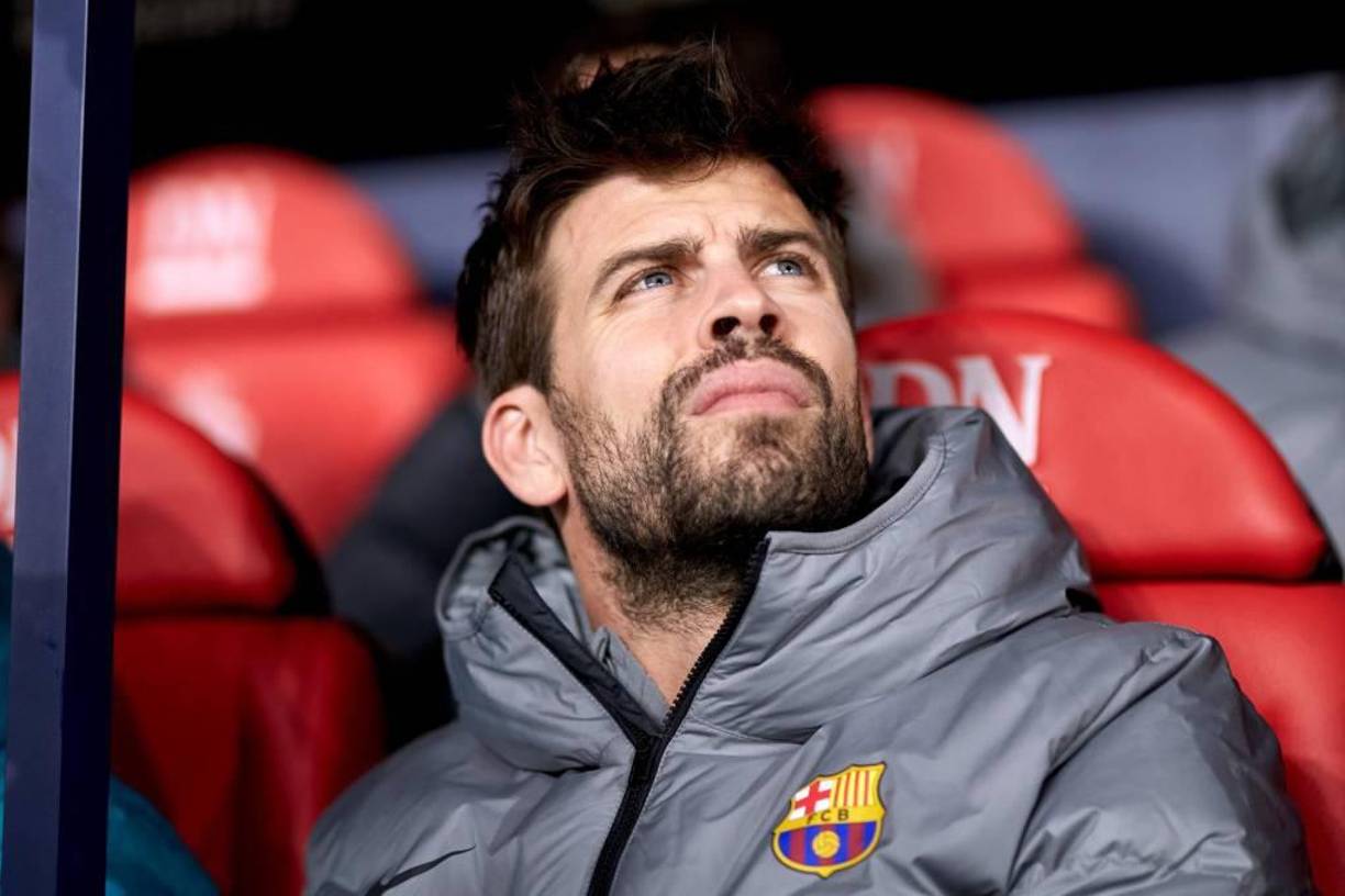 Fue el último partido de Gerard Piqué como futbolista profesional y lo vio desde la banca.