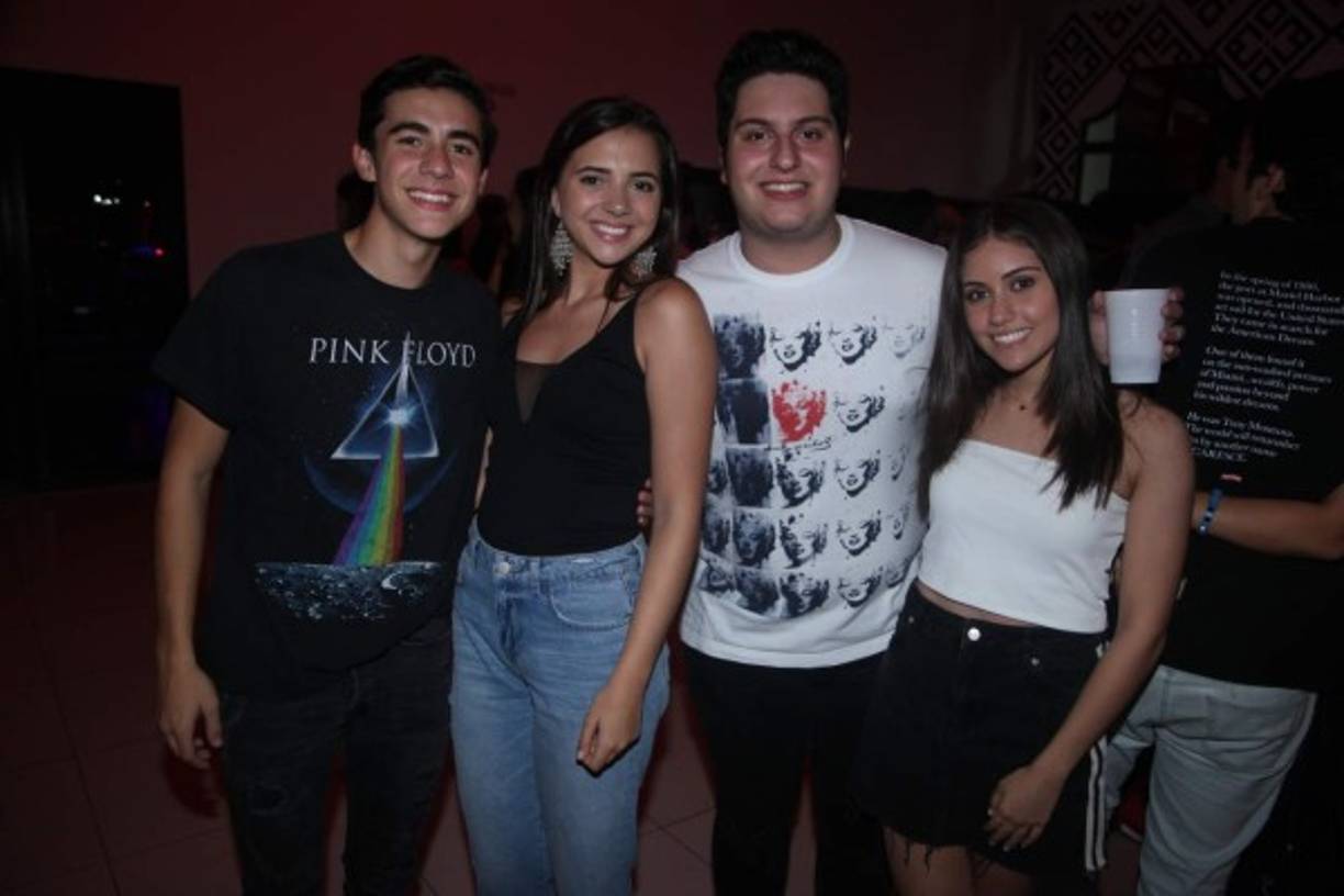 Ian Motz, Maryam Chahín, Julio Valladares y Ruth Panayotti.