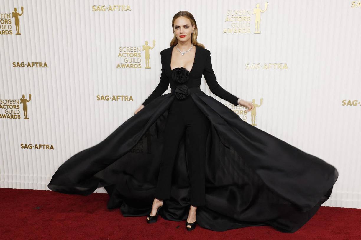 La actriz y modelo inglesa Cara Delevingne. 