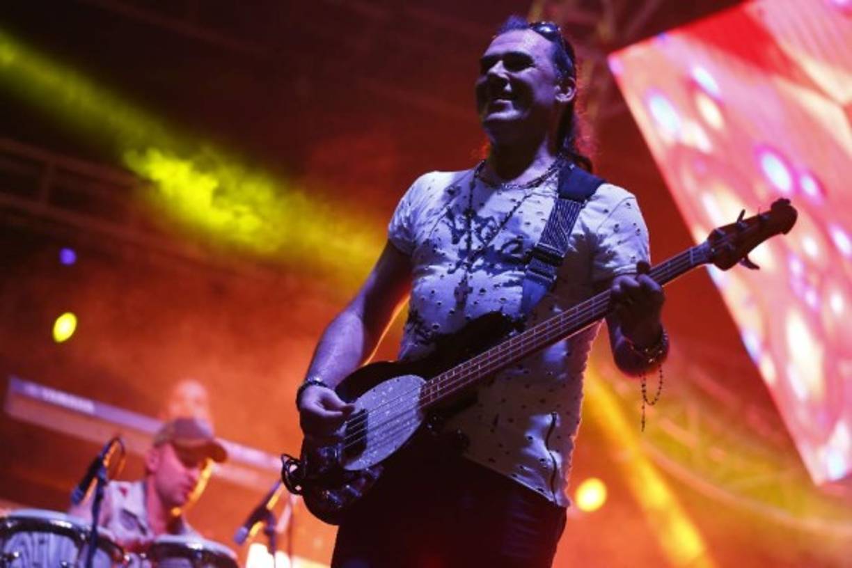 La banda se presentó completa en Expocentro.