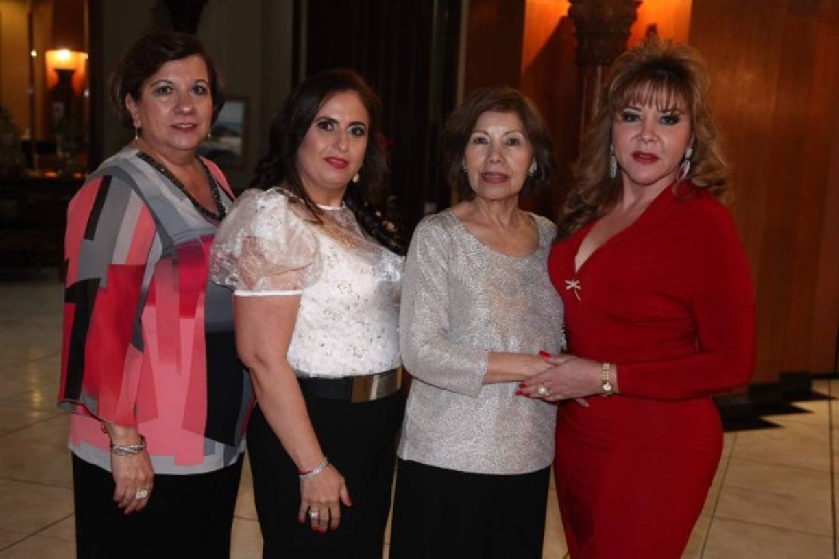 Rita Simón, Rosa Kattán, Aura Gatling y Ruth Valladares.