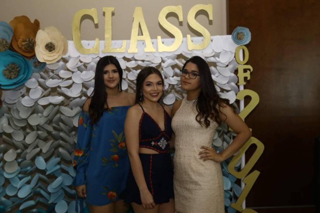 Sofía Enamorado, Allison Vásquez y Pamela Nieto.