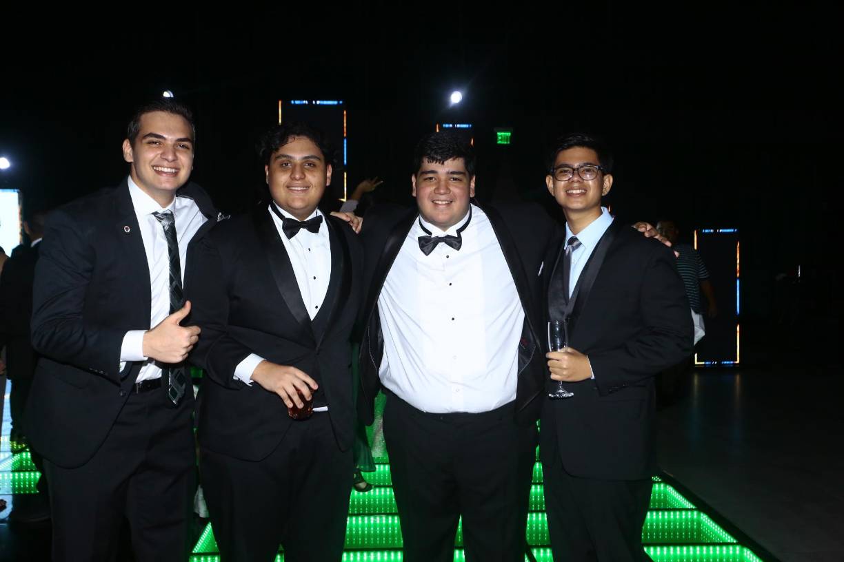 Juan Andonie, Sebastián Contreras, Rodrigo Ruíz y René Fasquelle