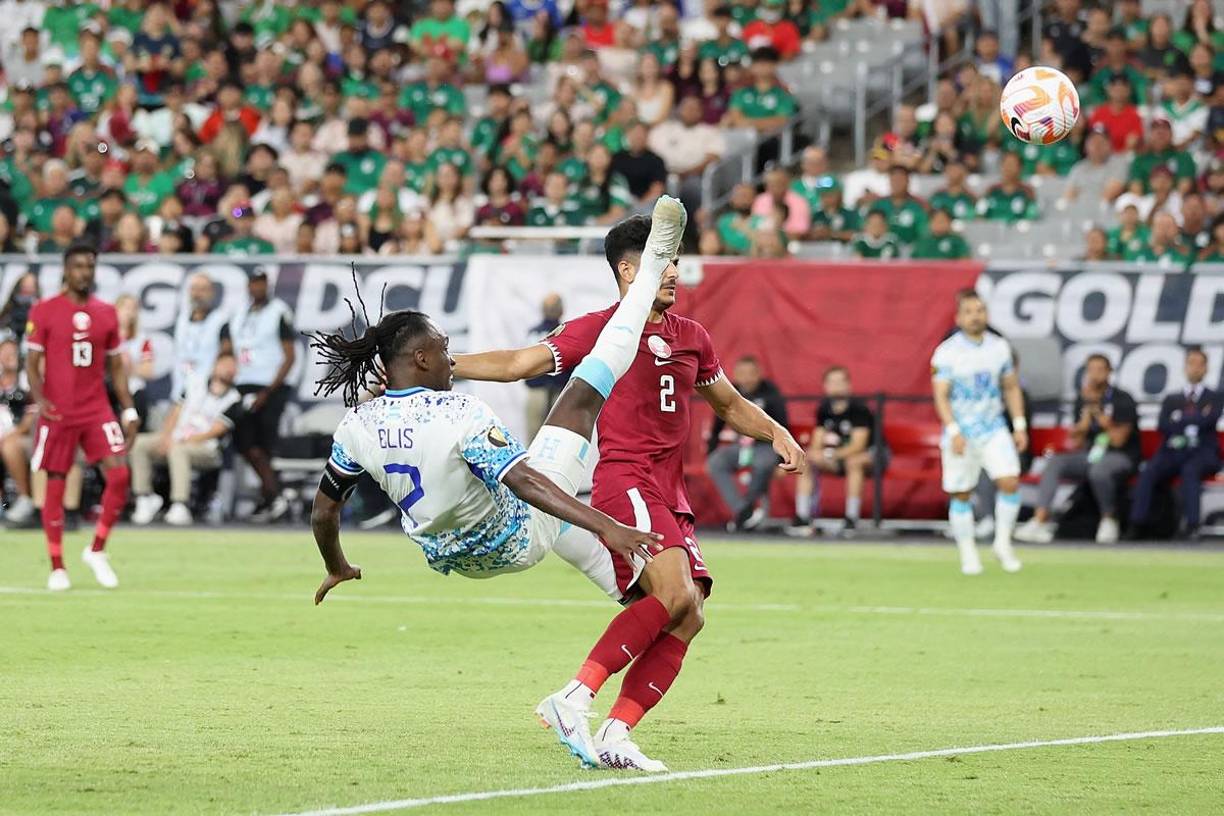 La secuencia del gol de Alberth Elis para el empate de la Selección de Honduras ante Qatar, 1-1.