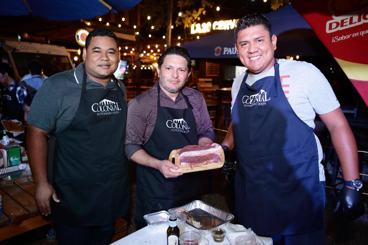 Brayan Corea, Carlos Torres y Carlos Corea