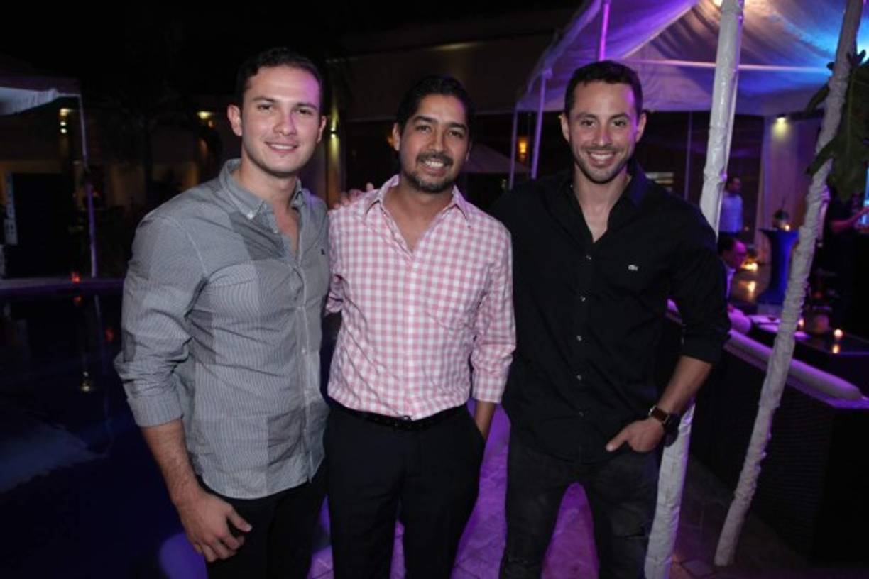 Pablo Heredia, Roberto Cantero y Jorge Marchant.