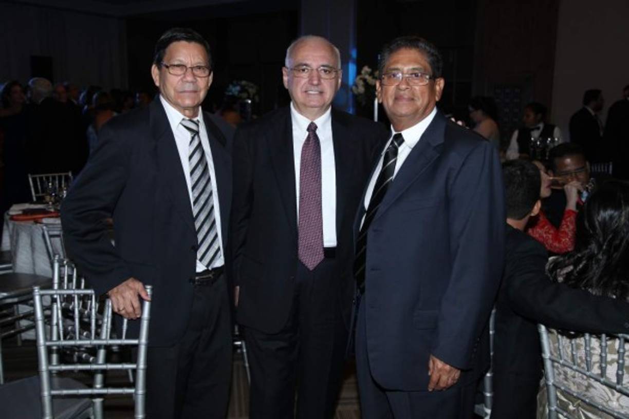 Carlos Sorto, Raymond Maalouf y Vicente Carrion.