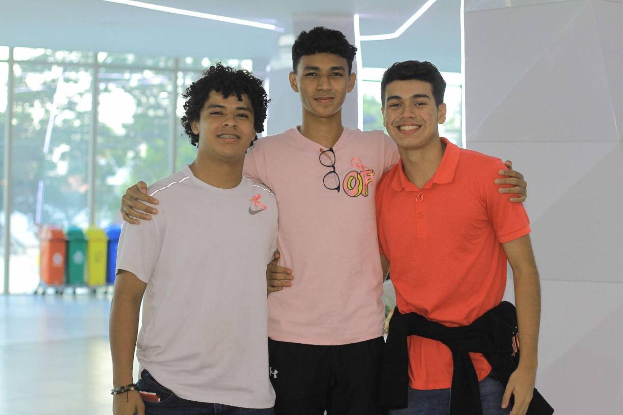 Johan Romero, Guillermo Cano y Marvin Caballero