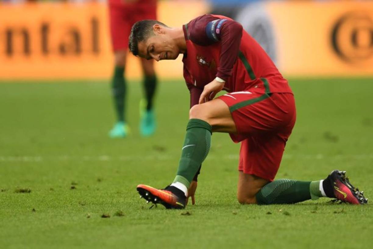 Ronaldo intentó ignorar la lesión y quizo seguir jugando.