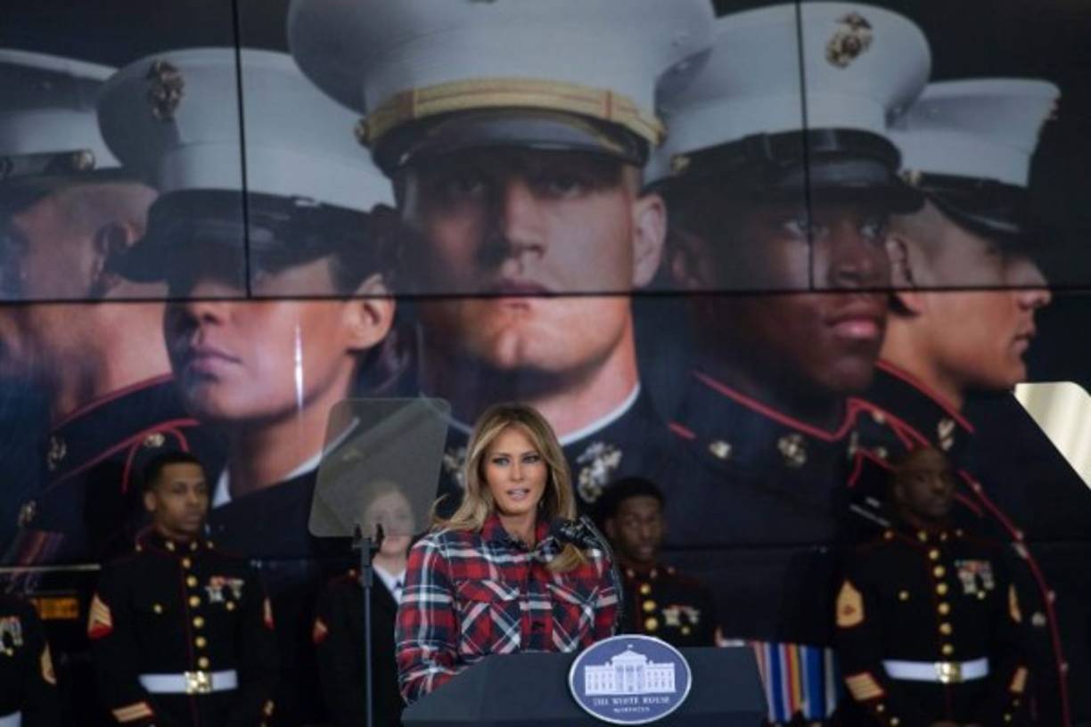 Trump y Melania han enfocado sus esfuerzos en 'recompensar' a las familias de los militares, a quienes tratan con sumo respeto.