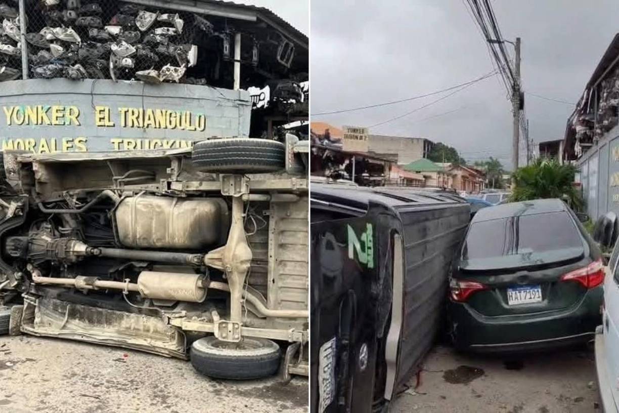 Un accidente se suscitó a las 8:00 de la mañana de este martes 17 de diciembre en el barrio Medina de San Pedro Sula. 