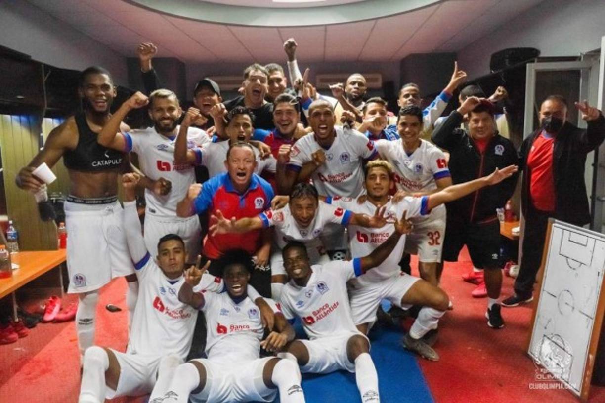 Olimpia (Honduras) - El León se aseguró su presencia a la Concachampions 2021 tras haber ganado de manera contundente al Motagua en cuartos de final de la Liga Concacaf.