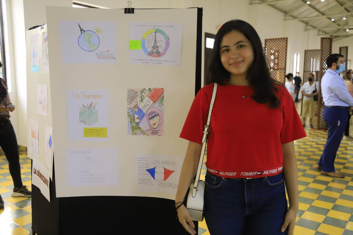 Valeria Rodas, alumna de noveno grado, sección C, de la Saint Peter Academy.