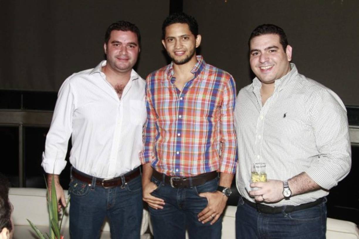 Antonio Fonseca, Carlos Casco y Héctor Turcios.