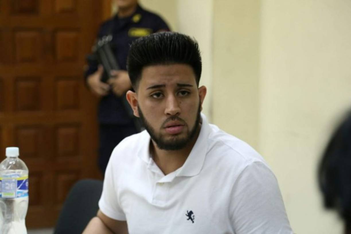 El rostro desencajado del universitario que está siendo acusado y que goza del apoyo de un sector considerable de la población hondureña.