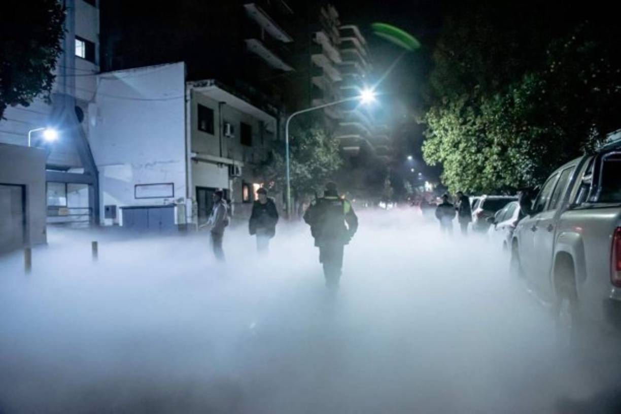 El invierno argentino y el oxígeno provocaron un marco de blancura profusa.