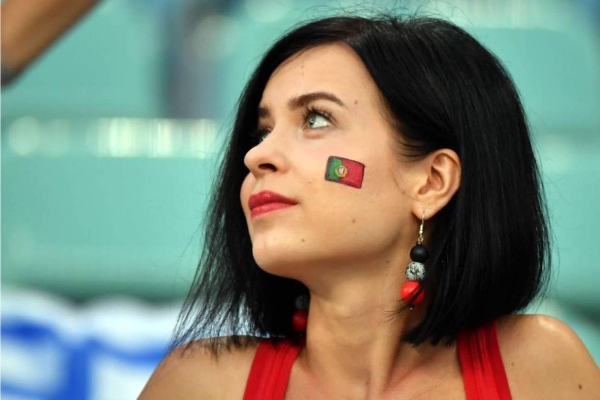 Las portuguesa también ponen la belleza en las gradas.