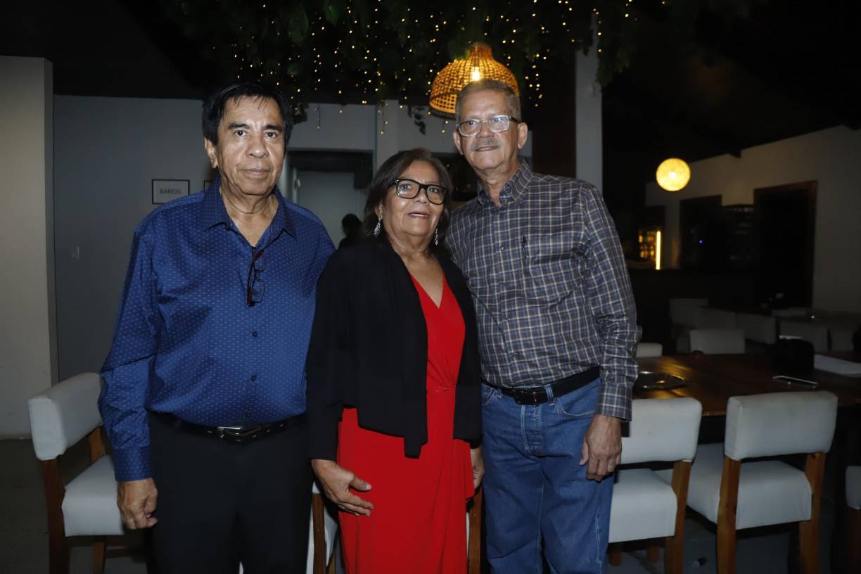 Cándido Aguirre, María Andino y Pablo Castejón 