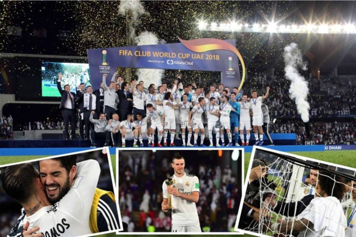 Las imágenes de la victoria del Real Madrid (4-1) sobre el Al Ain en la final del Mundial de Clubes en Emiratos Árabes Unidos.
