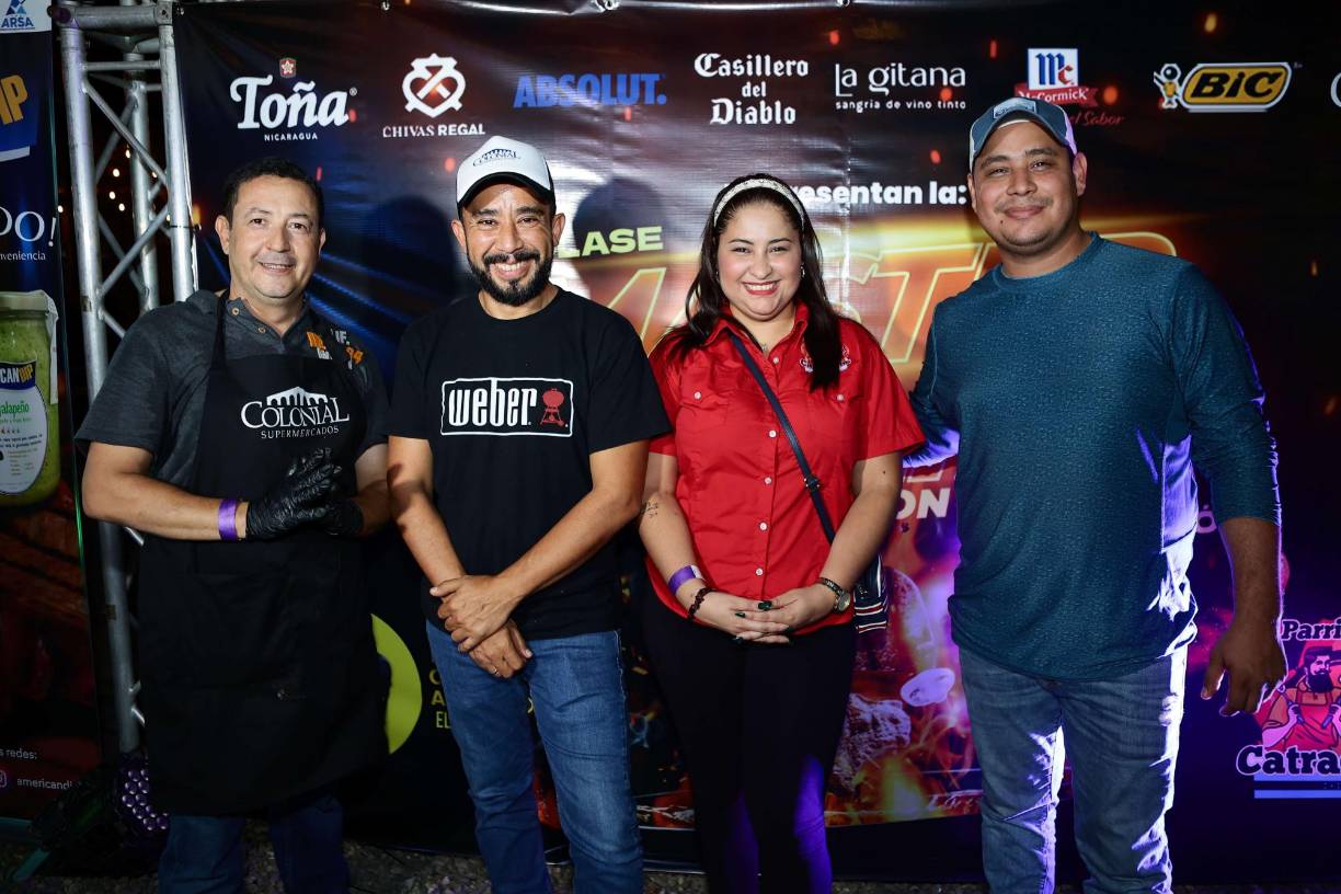 Joel Dubón, Frank Arévalo, Katty Hernández y Francisco Sandoval