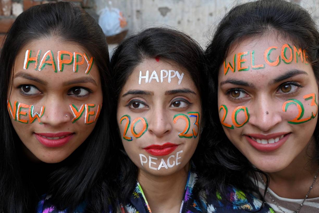 Los países asiáticos también dieron inicio este viernes a las celebraciones de fin de Año.