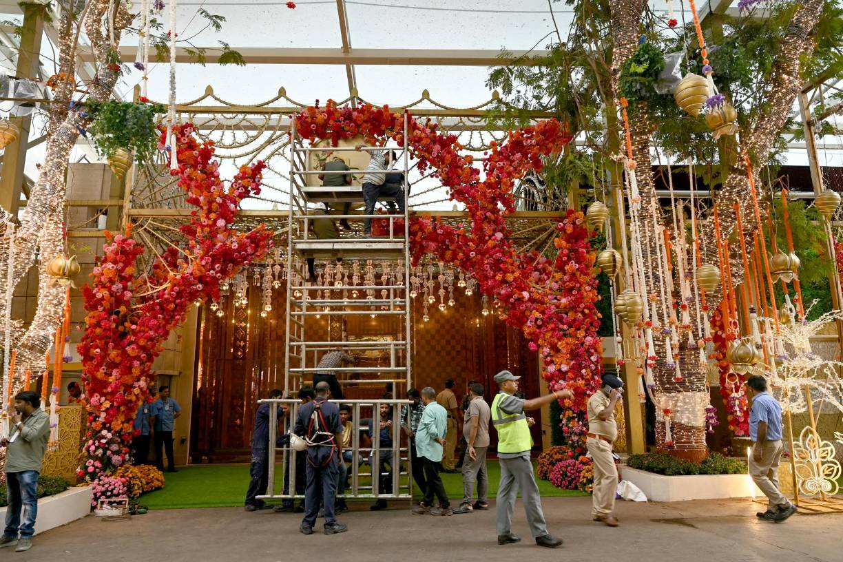 Los preparativos se ultiman para el enlace que se celebrará este fin de semana.