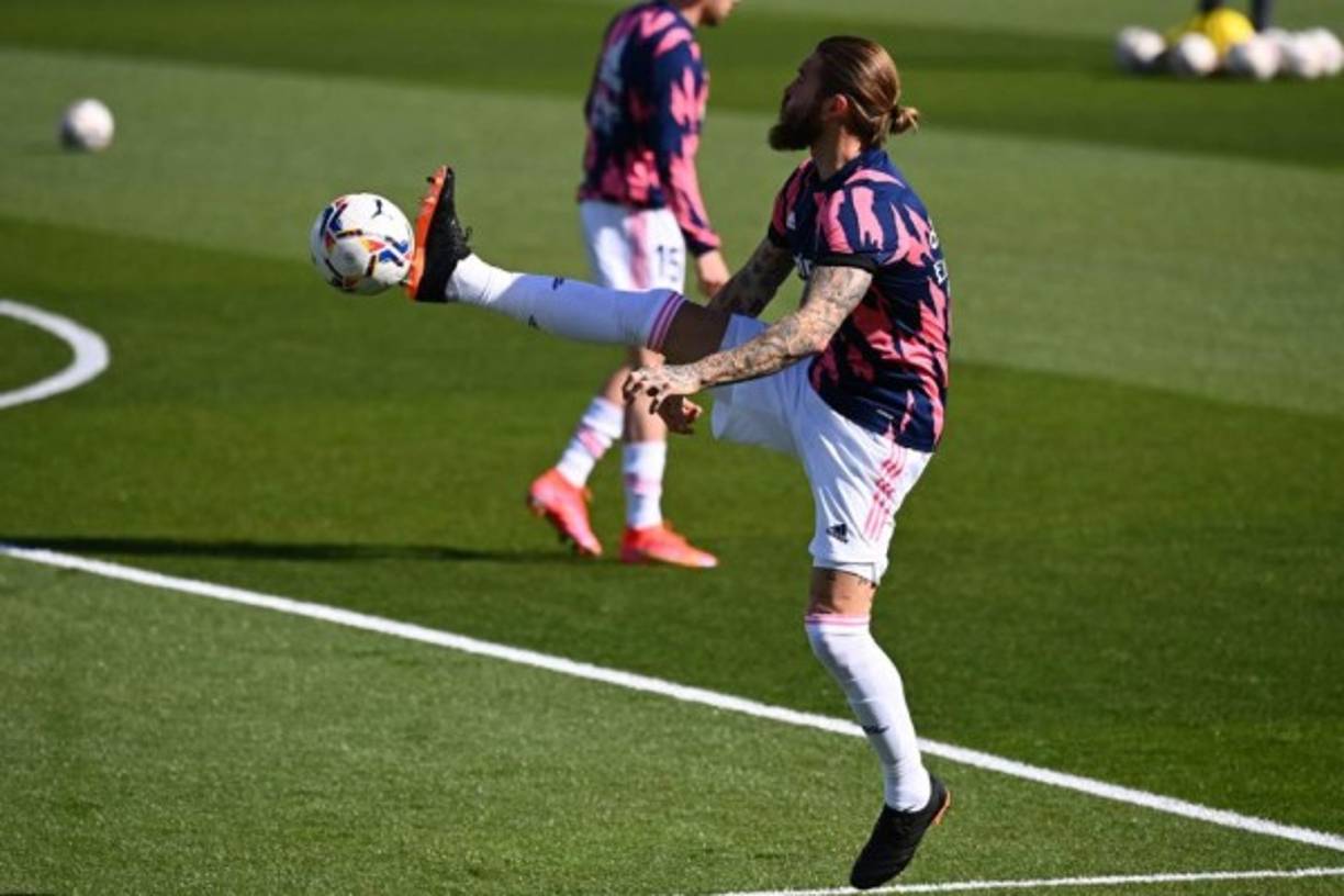 Sergio Ramos: El gran capitán vuelve al 11 titular del Real Madrid en la Champions. Será uno de los centrales. Foto AFP.