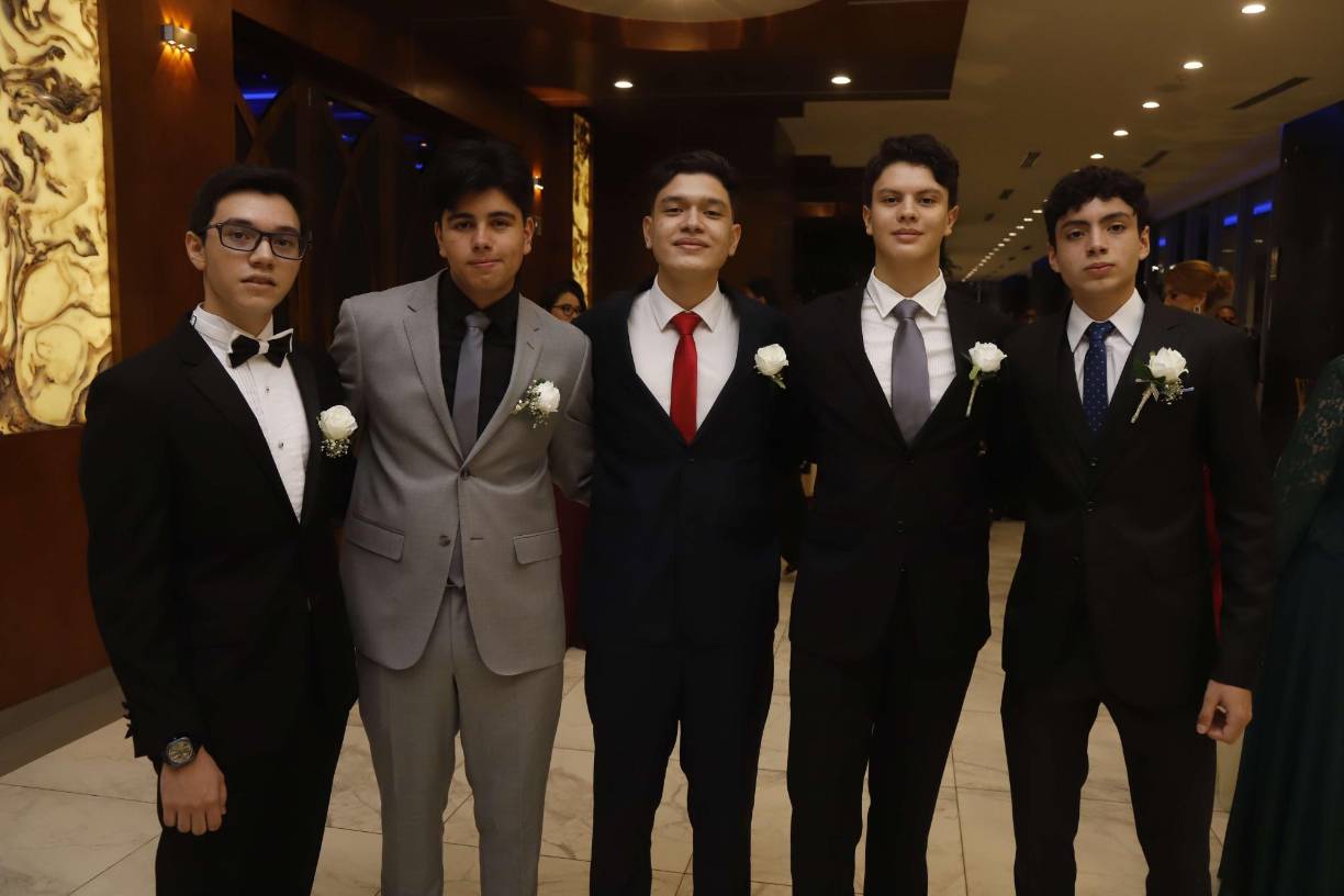 Edgardo Toro, Kevin Pérez, Dylan Castillo, José Antonio López y Max Gonzales