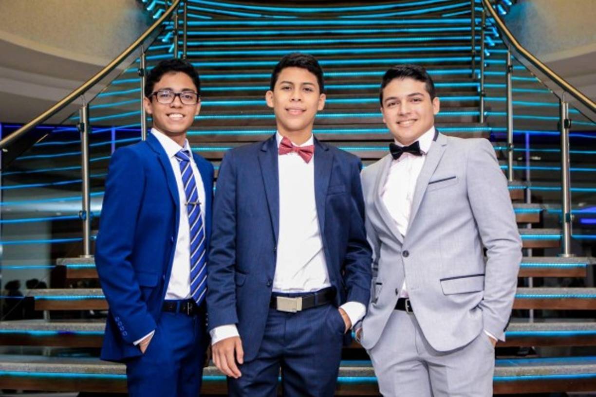 Mario Flores, Daniel Vásquez y Gerardo Martínez.