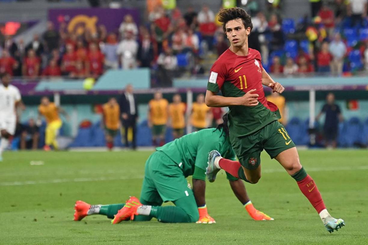 Joao Félix devolvió la ventaja a Portugal con el 2-1.