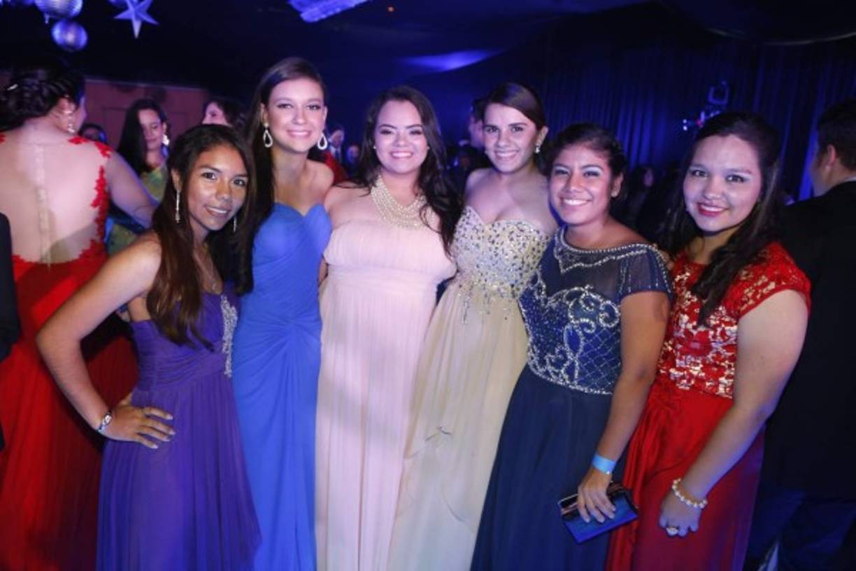 Cindy Ortez, Isabela Herrera, Jessica Rivera, Grace Canahuati, Nancy Ventura y Elisa Velásquez .