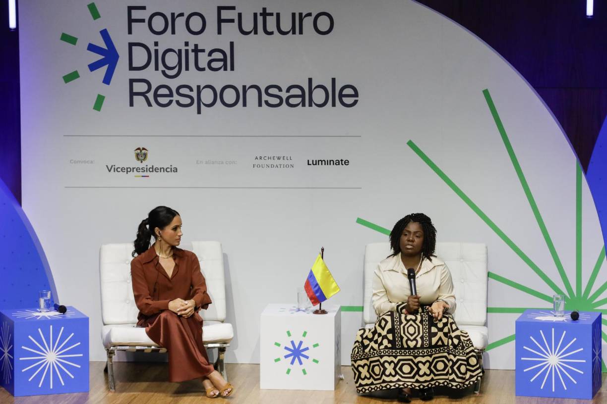 Meghan y Harry llegaron a Colombia desde el jueves pasado tras ser invitador por Márquez.