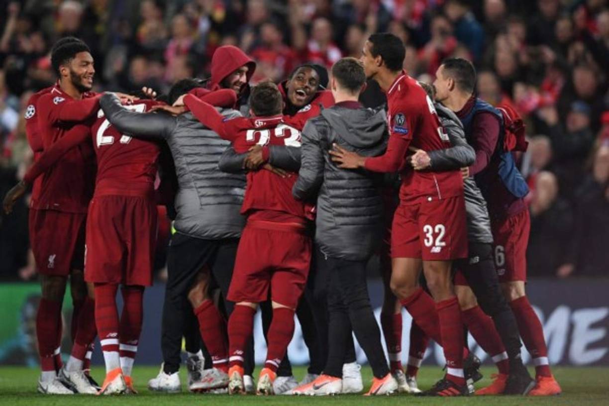 El Liverpool vivió una noche mágica en Anfield tras golear al Barcelona por 4-0, con dobletes de Divock Origi y Giorginio Wijnaldum, y remontar la ventaja de 3-0 que traía el equipo azulgrana en la ida de semifinales de Champions, por lo que se clasificó para la final del 1 de junio en Madrid.