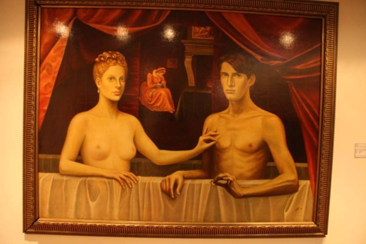 PAREJA. Marco Rietti mostró trazos realistas.