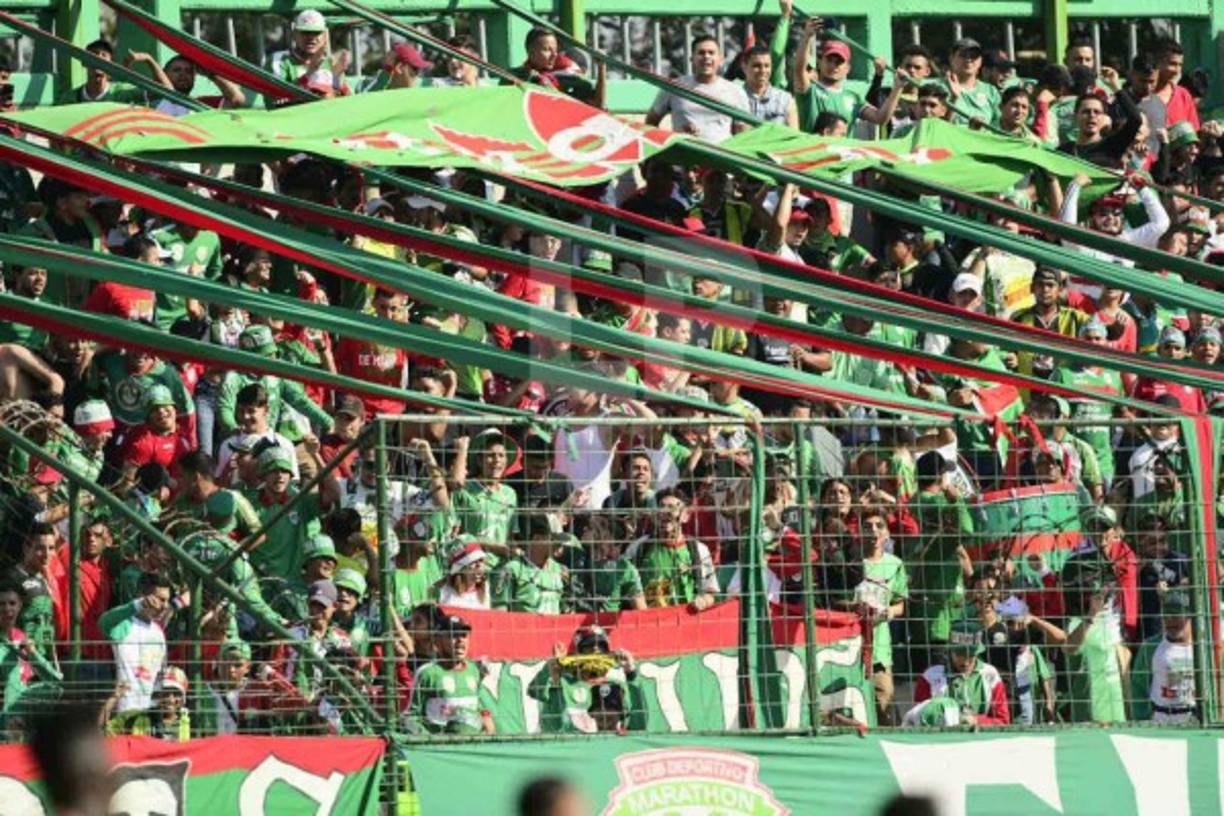 El estadio Yankel Rosenthal lució sus mejores galas. Los aficionados del Marathón llegaron en una gran cantidad.